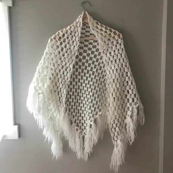 Vintage Accessories - Vintage crochet wrap Vintage Accessories - Vintage crochet wrap